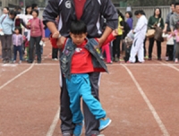幸福的微笑-四川大学2014年亲子运动会