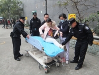 华西第二医院应急处置队员的风采