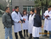 母得志院长带领相关职能部门负责人进行安全大检查