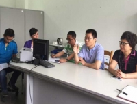 医院党政领导新学期深入医学装备保障部进行调研
