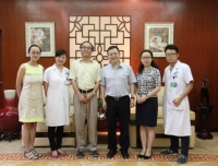 张林院长会见美国西新英格兰大学药学院Shusen Sun教授