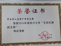 2016年度四川大学优秀团支部