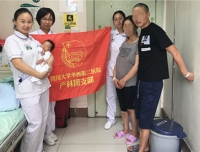 产科团支部为茂县奇迹宝宝一家送温暖