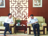 新津县人民政府到我院洽谈合作事宜