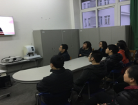 医学装备保障部全体员工观看我院首次电视晨会