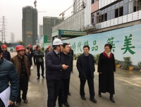 省住建厅领导莅临我院锦江院区调研工程项目进展情况并召开2016年锦江院区现场总结会