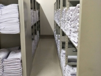 锦江院区清洁布类库房准备就绪,为开业做好保障工作