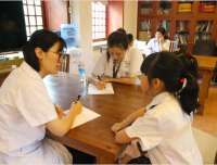 【我们在行动】——临床营养科参加2018庆“六·一”学校义诊活动