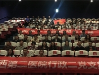 行政各党支部联合组织“不忘初心，牢记使命”主题观影会