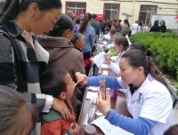 我院民建罗蓉教授远赴茂县参与“三下乡”活动