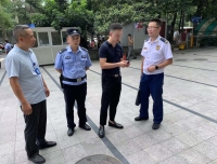 我院华西院区接受成都市应急管理局
消防安全交叉检查