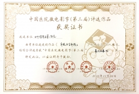 2016年《奔跑在生命线上》获中国医院微电影节最佳纪录片奖