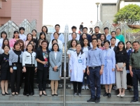 四川省健委团委带队兄弟单位团干部来我院参观交流