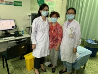 情系夕阳，我们在行动——超声团支部协助退休老师体检