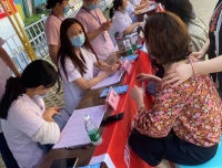 产科二党团支部举办“关爱妇儿、呵护健康”义诊庆祝建党100周年活动