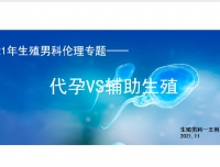 2021年11月青年医生学术活动—代孕与辅助生殖(伦理学习)
