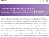 儿童重症医学科刘忠强副教授联合病案管理部在《The Lancet Infectious Diseases》上发表论文

