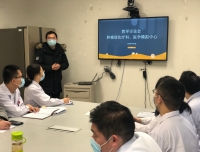 医学模拟中心到我科进行交流讨论